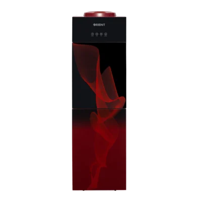 Orient Crystal 3 Taps Red Glass Door Water Dispenser